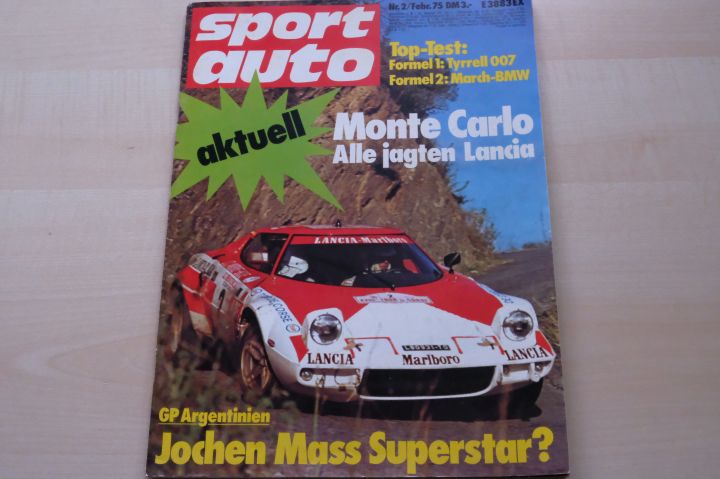 Deckblatt Sport Auto (02/1975)
